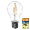 Žárovka LED  9,5W E27 svítivost 1055 lumen teplá bílá 2700 Kelvin, vyzařovací úhel 360° *ML-321.077.87.0 McLED
