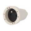 Spojka 2107-B IP20/230V/16A - domovní, PVC, bílá Famatel