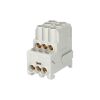 Blok pro rozdělení fází UVB 100 L, 1pól., 101A, 1000V, šedý, na DIN *1003164 eleman