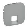 Valena ALLURE krytka  datové zásuvky RJ11/RJ45 barva hliník *755417 Legrand