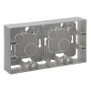Niloé™ Step povrchová krabice 2P hliníková  *863398 Legrand