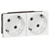 MOSN ZÁS.2X2P+T SCHUKO 4M BÍLÁ  *077252 Legrand