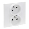 Niloé™ Step  zásuvka 2x2P+T cl.bílá  *863127 Legrand
