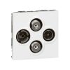 MOSN ZÁS.TV-RD-2XSAT 2M BÍLÁ  *078794 Legrand
