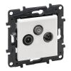Niloé™ Step  zásuvka TV-RD-SAT hvězda bílá  *863180 Legrand
