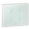 CL DOTYK.OVL.4TL KNX BÍLÉ SKLO  *067572 Legrand