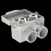 Distribuční svorka SLT 50-2-1 modrá Al 10-50/Cu 2.5-35 mm2 1000V (+1,5-6mm2) typ MAS2051B10 Morek