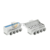 Distribuční svorka SLT 50-4 -3 modrá Al 10-50/Cu 2.5-35 + 3x2,5mm2 1000V typ MAS4051B10 Morek