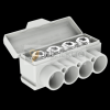 Distribuční svorka SLT 50-4 -3 žluto-zelená Al 10-50/Cu 2.5-35 + 3x2,5mm2 1000V typ MAS4051Y10 Morek