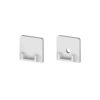 Koncovka profilu EC-PROFIL (YD) GR (2pcs/SET) barva šedá GXLP341 Greenlux
