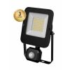 Reflektor LED ALFA PIR SMD 30W NW s PIR čidlem pohybu barva černá GXLR055 Greenlux