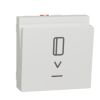 Unica - Spínač pro hotelové karty, 2M, Bílý *NU328318