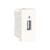 Unica - USB 2.0 datový konektor, 1M, Bílý *NU342918