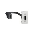 Unica - HDMI konektor (předzapojený), 1M, Bílý *NU343018