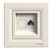 Zásuvka datová RJ45, kat.6 UTP, krémová Asfora EPH4700123