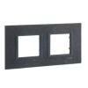 Krycí rámeček Class dvojnásobný, Slate MGU68.004.7Z1