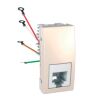 Zásuvka telefonní, 4 kontakty RJ11, 1 modul,marfil Unica  MGU349025