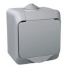 Cedar Plus IP44 - Spínač jednopólový řazení 1, šedý *WDE000610 Schneider