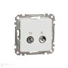 Sedna - TV R zásuvka průběžná 7dB bílá *SDD111474R Schneider electric