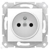 Sedna - Zásuvka 2P+PE s dětskými clonkami, polar  SDN2800121 Schneider electric