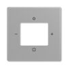 Future® linear 2CKA008200A0264 kryt zesilovače s tunerem nebo internetového rádia Busch-iNet barva ušlechtilá ocel ABB