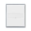 Element® 3558E-A00610 04 kryt spínače jednoduchý, s popisovým polem barva bílá / ledová šedá ABB