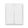 Element® 3558E-A00652 03 kryt spínače dělený barva bílá / bílá ABB