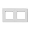 Levit® 3901H-A05020 16 rámeček   dvojnásobný, pro vodorovnou i svislou montáž barva  šedá / bílá * ABB