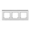 Levit®M 3901H-A05030 70 rámeček trojnásobný, pro vodorovnou i svislou montáž barva titanová / kouřová černá ABB