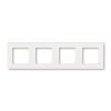 Levit®M 3901H-A05040 68 rámeček čtyřnásobný, pro vodorovnou i svislou montáž barva  perleťová / ledová bílá ABB