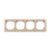 Swing®L 3901J-A00040 C3 rámeček čtyřnásobný barva mocca  *ABB