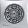 SILENT 100 CZ Silver IP45 tichý malý axiální ventilátor Elektrodesign, S&P
