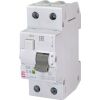 ETI KZS-2M 1p+N A G/KV C16/0,03 10kA *002174124 Kombinovaný chránič G/KV (zpožděný) 1p+N, 2M, typ AC, char. C, I?n = 30mA, Icn = 1
