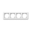 Zoni® 3901T-A00040 240 rámeček čtyřnásobný, pro vodorovnou i svislou montáž barva matná bílá ABB