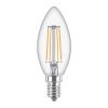 Žárovka LED  4,3W E14 CorePro LEDCandle ND 4.3-40W E14 827 B35 CL G svíčka filament *8719514347267 Philips