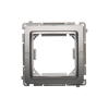 Simon Basic BMA45M/43 Adaptér přechodový (průchodka) pro zařízení standardu 45 × 45 mm (přístroj s krytem) stříbrná
