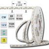 LED pásek SMD5050 bílá, DC12V, IP20, 10mm, bílý PCB pásek, 60 led/metr ML-121.599.60.0
