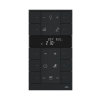 free@home 2CKA006220A0879 Tenton prvek ovládací 10násobný s termostatem, IAQ mechová černá ABB