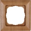 ONTARIO DUB rámeček 1-násobný přírodní dřevo 3065.3053.7 pro svislou i vodorovnou montáž Kopp