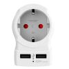 SKROSS PA28USB cestovní adaptér pro použití v UK s USB