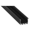 Profil hliníkový  AL-PROFIL INSO BLACK 1M (10-0125-10) zapuštěný barva černá GXLP2042 Greenlux