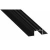 Profil hliníkový AL-PROFIL AKIN BLACK ANODIZED 2M (10-1412-20) vestavný barva černá GXLP2125 Greenlux