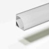 Hliníkový LED profil Eco Line 16mm přisazený rohový kulatý, 2m *46291160 Prolumia