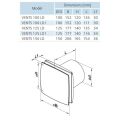 Ventilátor VENTS 100 LDA 12V hliníkový kryt *1009264 eleman