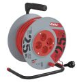 PVC prodlužovací kabel na bubnu - 4 zásuvky 25m  P19452