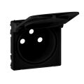Valena LIFE krytka zásuvky 2P+T IP44 barva černá *756862 Legrand