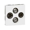 MOSN ZÁS.TV-RD-2XSAT 2M BÍLÁ  *078794 Legrand