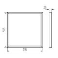 Svítidlo LED panel 36W vestavný 60x60cm BAREV R NW 4000Kelvin 3600lumen *31171 Miledo
