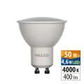 LED žárovka 4,6W, GU10, barva světla 4000 K vyzařovací úhel 100° svítivost 400 lumen *ML-312.149.87.0