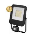 Svítidlo LED reflektor ALFA PIR SMD 50W CW s PIR čidlem pohybu,hliníkové barva černá GXLR056 Greenlux